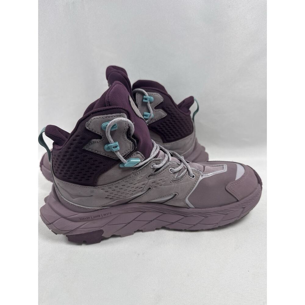 Hoka One Womens Purple Anacapa Mid GTX Gore-Tex Boots Size 8 B - Picture 5 of 9